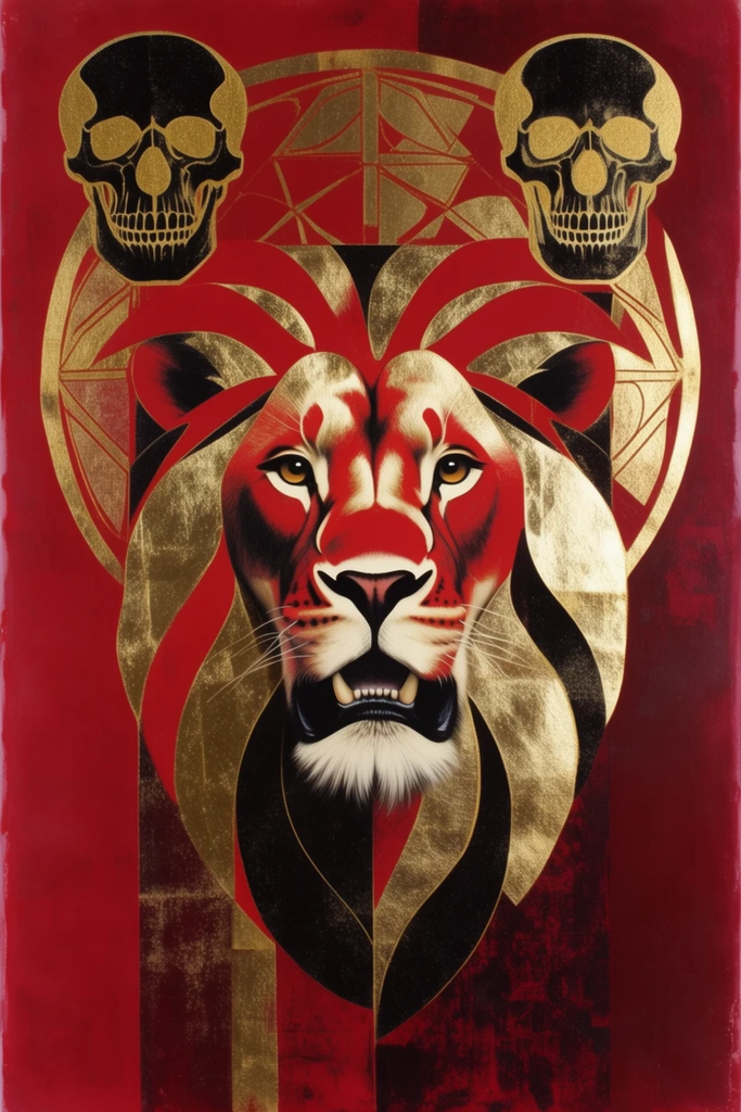 Crimson Gothic Opulence style AI image example 3