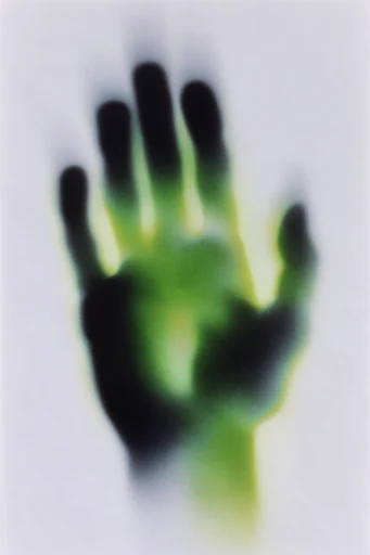 Luminescent Spectral Blur style reference image — radioactive neon aura