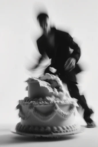 Kinetic Monochrome Minimalism style reference image — kinetic energy