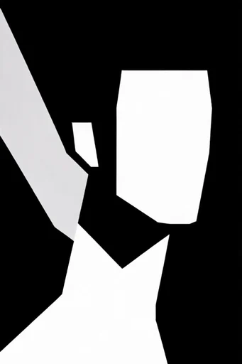 Brutalist Glitch Noir style reference image — stark chiaroscuro