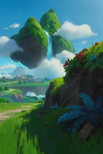 Nostalgic Ghibli Pastoral style reference image — Ghibli-inspired