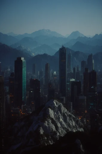 Nocturnal Cinematic Solitude style reference image — liminal space