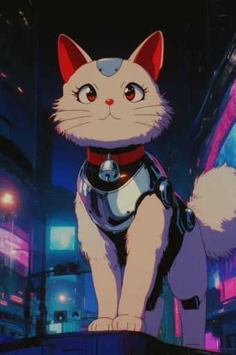 Vintage Cybernetic Pulp style reference image — cyberpunk atmosphere