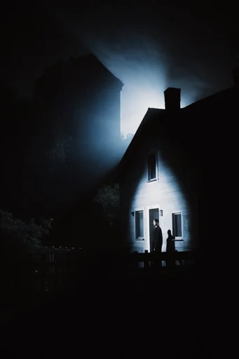 Cinematic Nocturnal Noir style AI image example 4