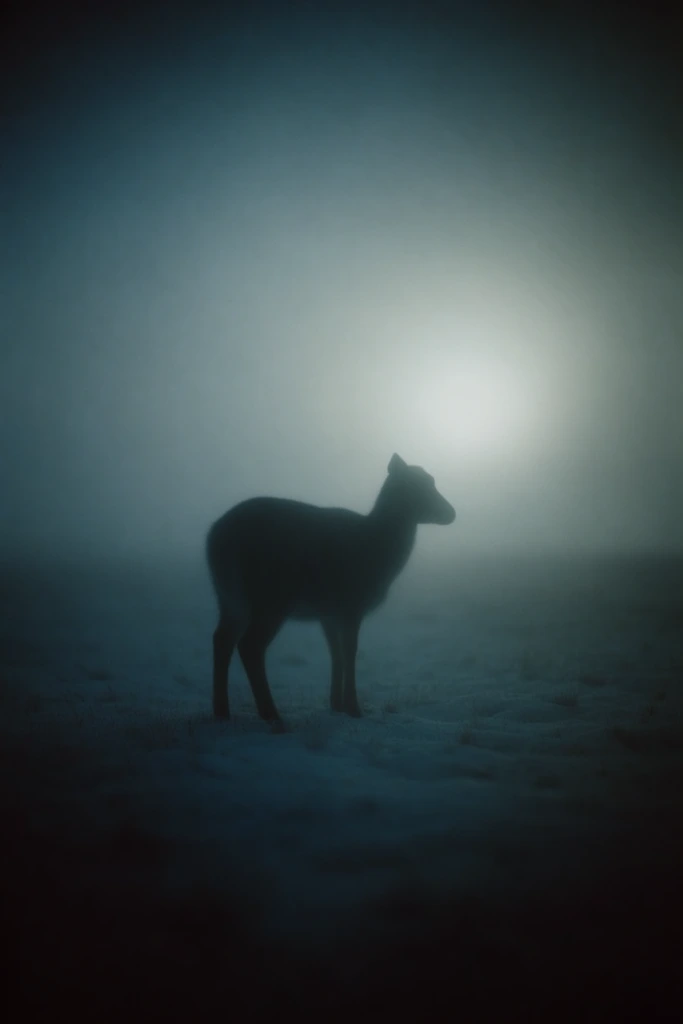 Cinematic Nocturnal Silhouette style AI image example 3