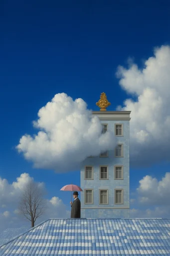 Ethereal Surrealist Minimalism style reference image — surrealist minimalism