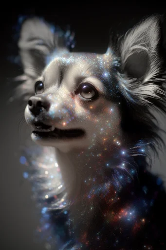 Ethereal Celestial Portraiture style reference image — surreal fusion