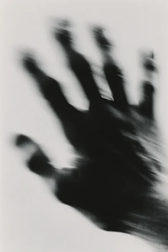 Kinetic Spectral Noir style reference image — gritty analog film grain