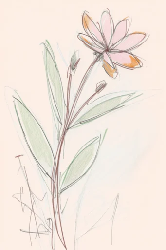 Raw Expressive Sketchbook style reference image — analog sketch aesthetic