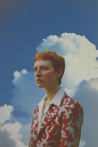 Nostalgic Surrealist Azure moodboard — generate AI images in this style