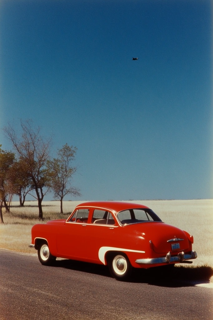 Cinematic Retro Surrealism style AI image example 2
