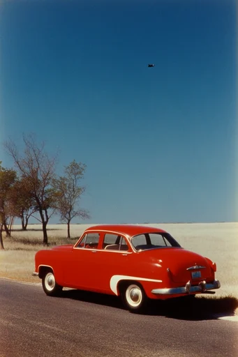 Cinematic Retro Surrealism style AI image example 2