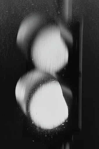 Spectral Analog Noir style reference image — heavy film grain