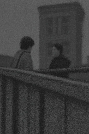 Monochrome Noir Tactility style reference image — high-contrast monochrome