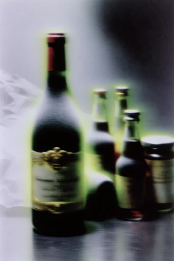 Luminescent Spectral Blur style reference image — heavily blurred silhouette