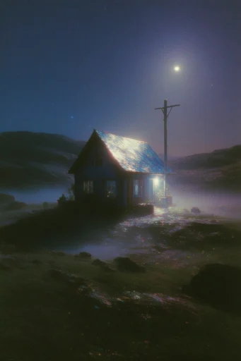 Luminous Nocturnal Dreamscape style AI image example 4