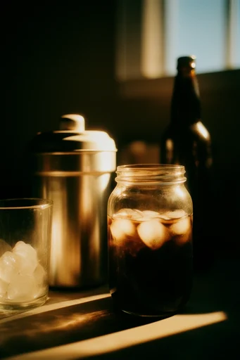 Intimate Cinematic Nostalgia style reference image — chiaroscuro lighting