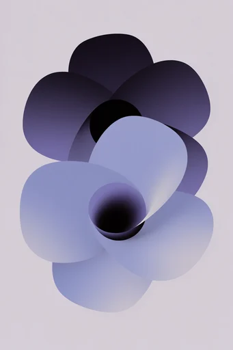 Chromatic Minimalist Abstraction style reference image — chromatic highlights