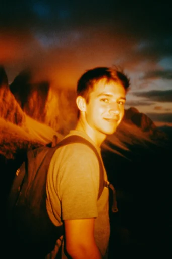 Analog Cinematic Nostalgia style reference image — 90s analog film aesthetic