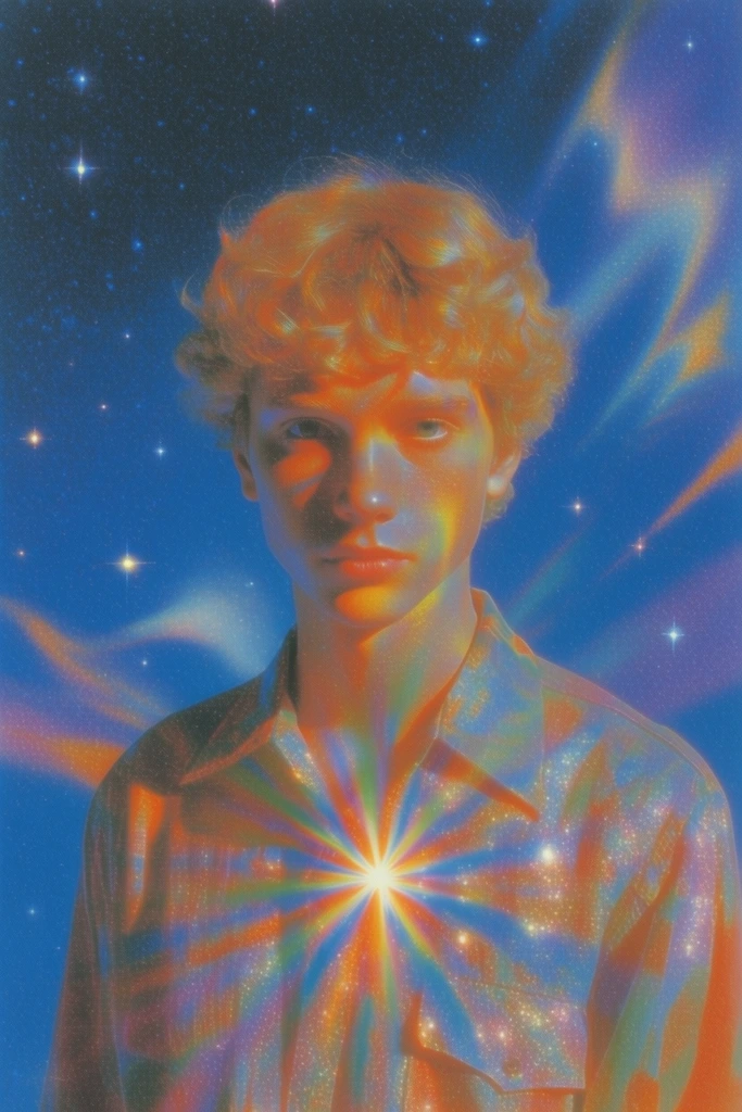 Cosmic Retro-Surreal Glitz style AI image example 1