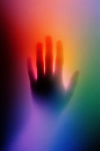 Luminous Temporal Abstraction style reference image — slit-scan motion blur