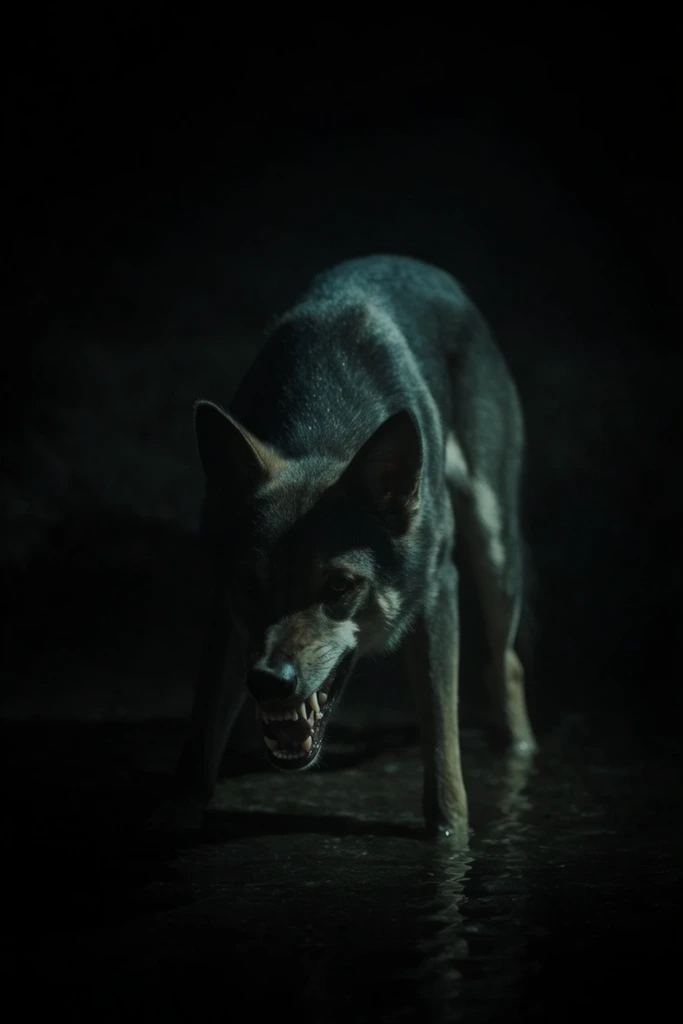Visceral Psychological Noir style AI image example 3