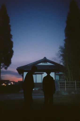 Nocturnal Twilight Melancholy style reference image — soft focus