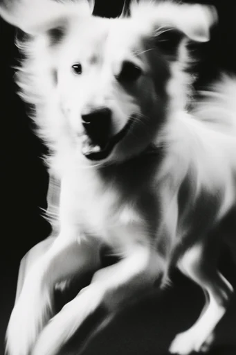 Kinetic Spectral Monochrome style reference image — minimalist dark composition