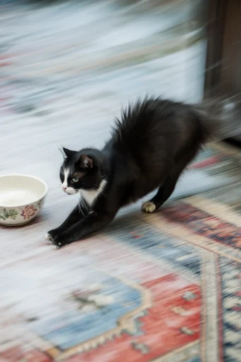 Dynamic Velocity Blur style reference image — high-speed action