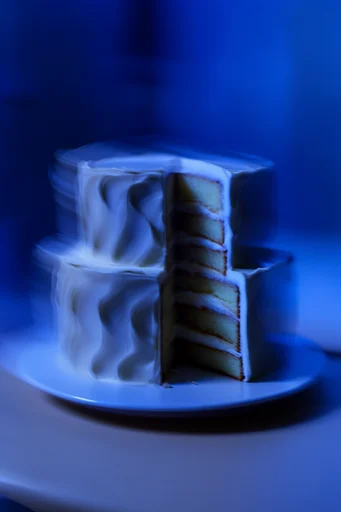 Spectral Kinetic Noir style reference image — shutter drag effect