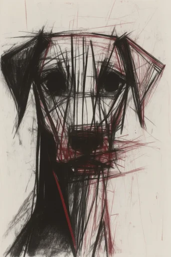 Raw Crimson Expressionism style reference image — psychological art
