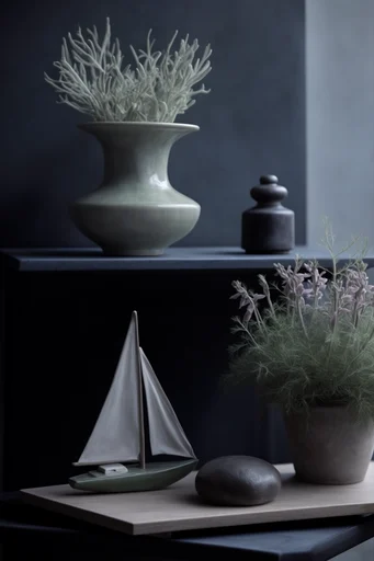 Moody Nocturnal Elegance style reference image — cool-toned moody palette