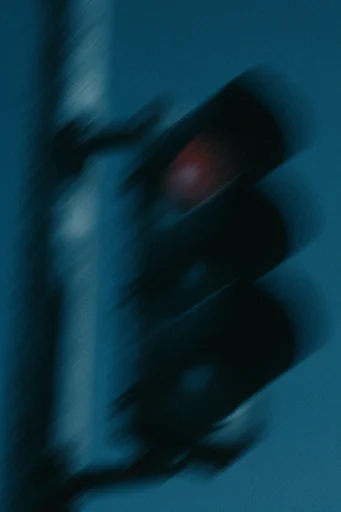 Spectral Indigo Motion style reference image — deep indigo and cyan palette