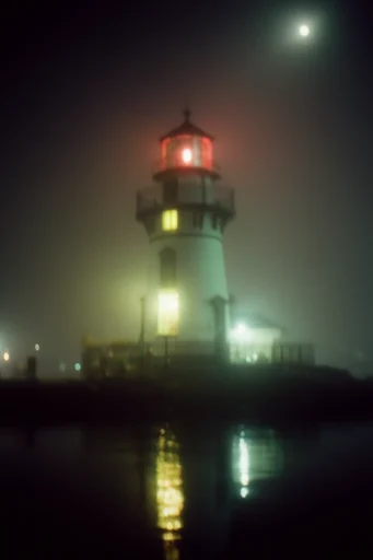 Cinematic Nocturnal Solitude style reference image — motion blur