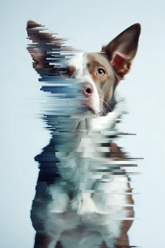 Surreal Digital Disintegration style reference image — uncanny realism