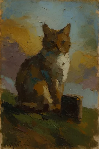 Textured Luminous Impressionism style reference image — chiaroscuro lighting