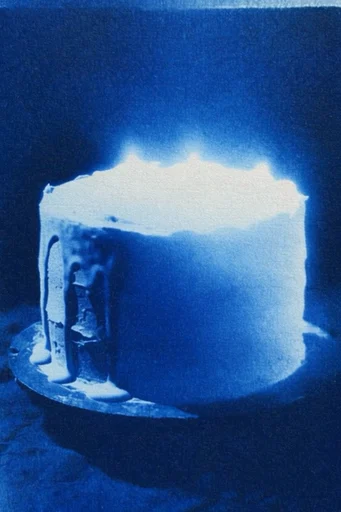 Luminous Cobalt Nocturne style reference image — low-fidelity texture