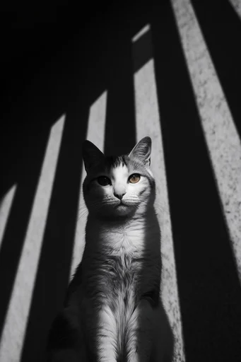 Monolithic Brutalist Noir style reference image — minimalist composition