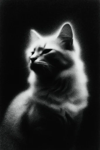 Ethereal Nocturnal Minimalism style reference image — soft-focus halo