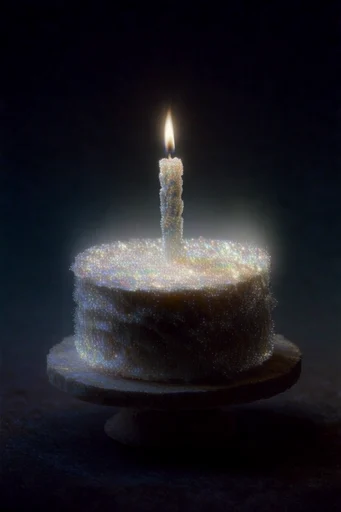 Luminous Cosmic Ether style reference image — dreamy soft-focus atmosphere