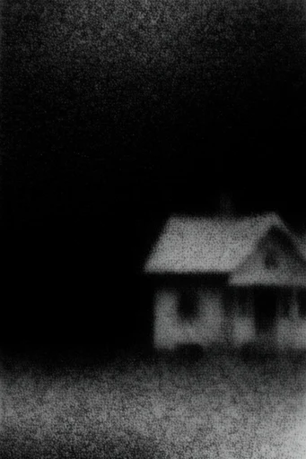 Gritty Monochromatic Noir style reference image — halftone patterns