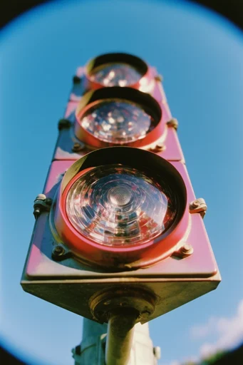 Dynamic Retro Fisheye style reference image — vibrant outdoor aesthetic