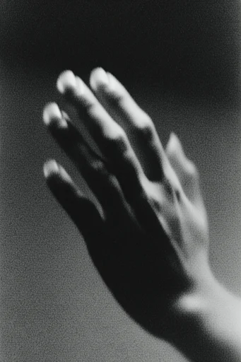 Velvety Noir Spectralism style reference image — ethereal motion blur