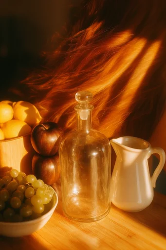 Luminous Gilded Dreamscape style reference image — ethereal amber glow