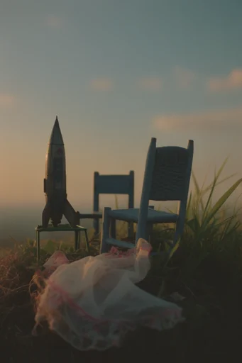 Nostalgic Cinematic Solitude style reference image — golden hour