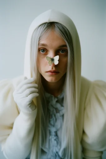Intimate Ethereal Melancholy style reference image — intimate candid portrait
