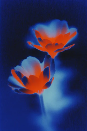 Luminescent Thermal Etherealism style reference image — high-contrast chromatic diffusion
