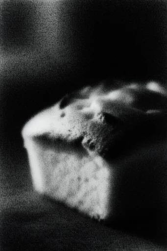Gritty Liminal Noir style reference image — blurred silhouette