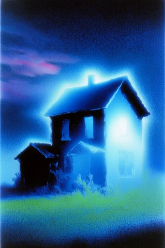 Spectral Nocturnal Luminescence style reference image — high contrast silhouette