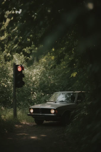 Cinematic Overgrown Wilderness style reference image — earthy tones